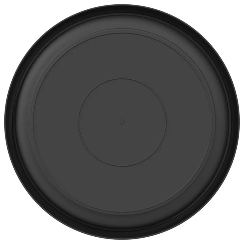 Bandeja Redonda Para Flores 24 Uds. Negro Ø 21,5 X 2,5 Cm