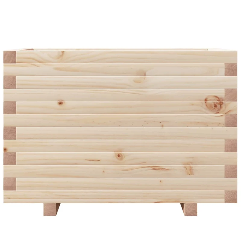 Jardinera Madera Maciza De Pino 70x40x49,5 Cm