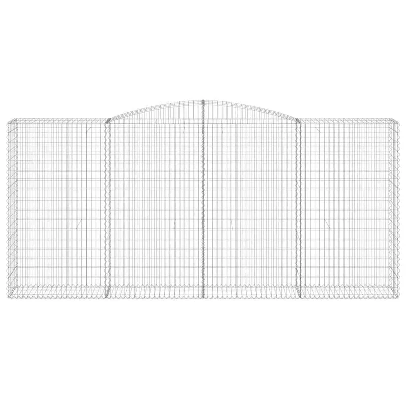 Cestas De Gaviones 10 Uds Forma De Arco Hierro 400x50x180/200cm