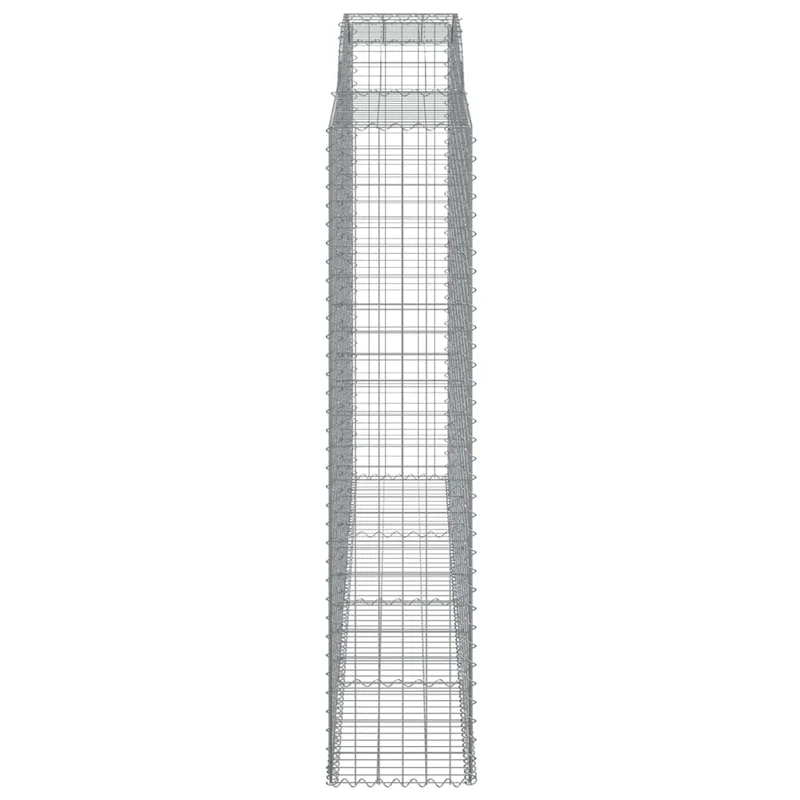 Cestas De Gaviones 12 Uds Forma De Arco Hierro 300x50x220/240cm