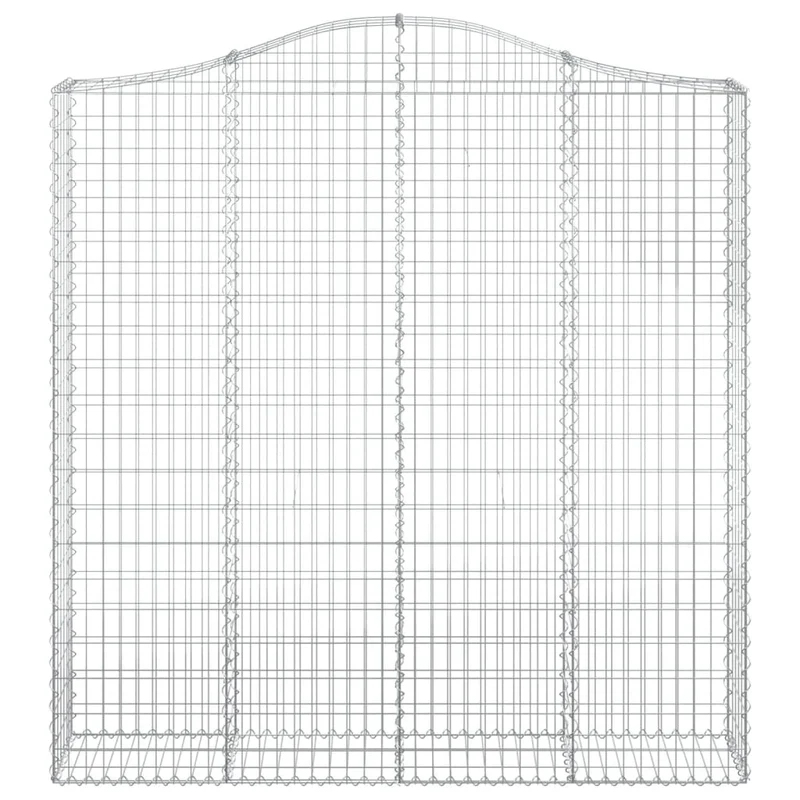Cestas De Gaviones 4 Uds Forma De Arco Hierro 200x30x200/220 Cm