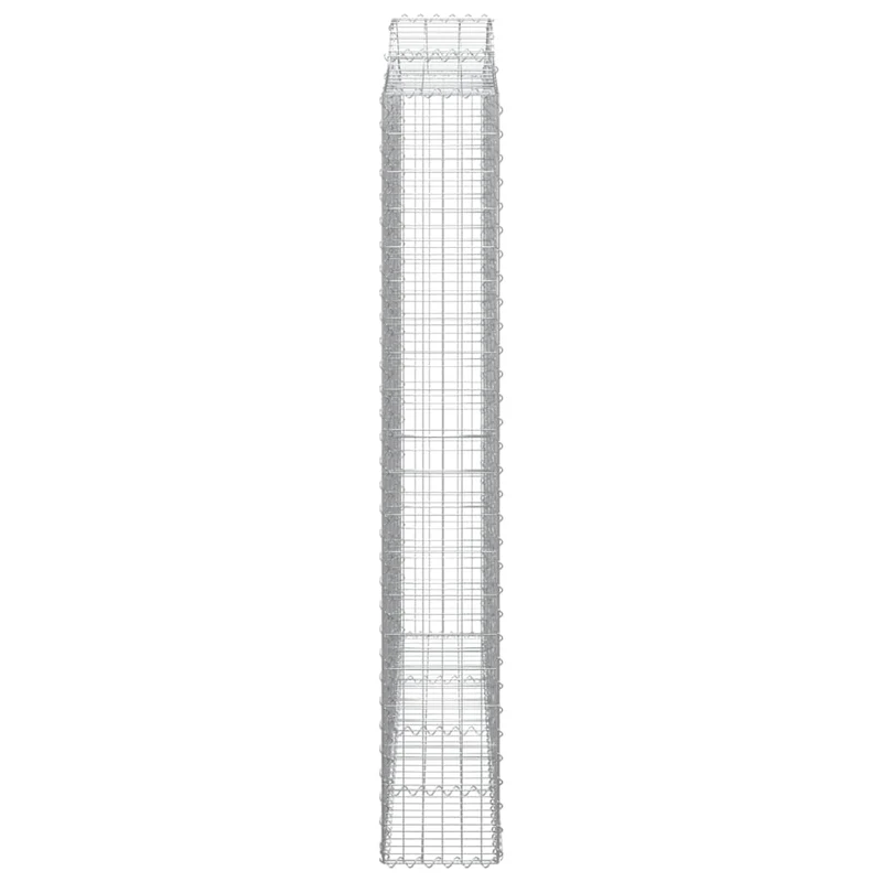 Cestas De Gaviones 4 Uds Forma De Arco Hierro 200x30x200/220 Cm