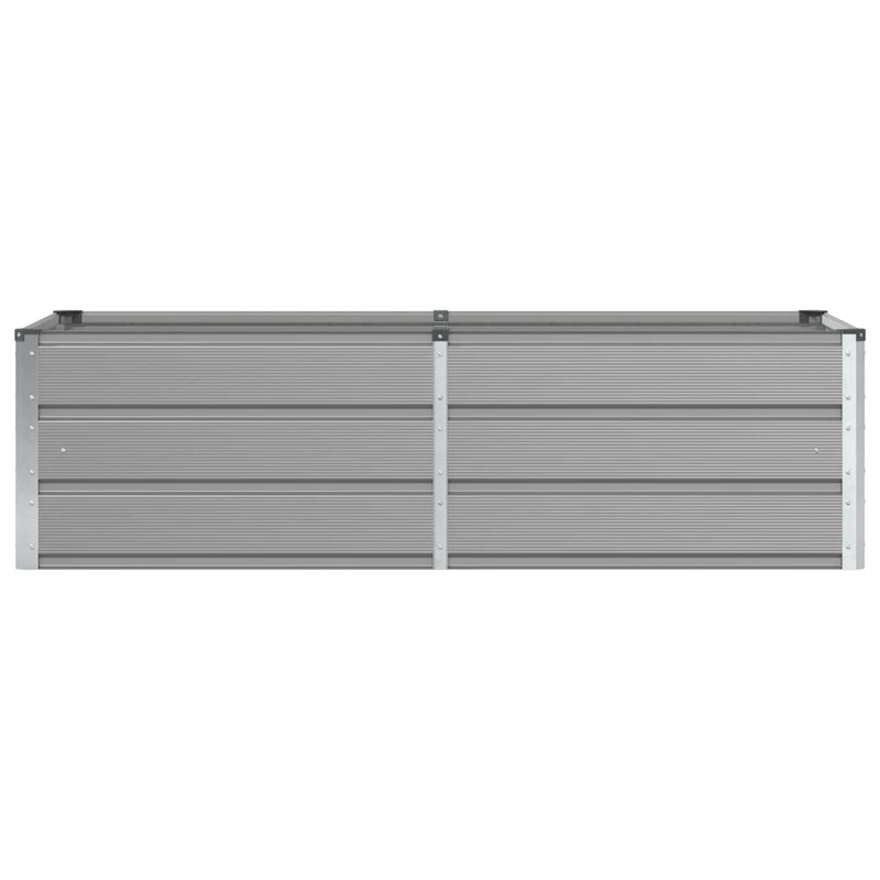 Jardinera Gris Claro 160 X 80 X 45 Cm Acero