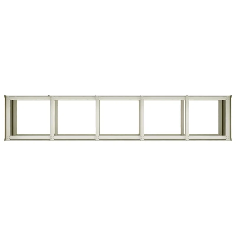 Jardinera De Acero Laminado En Frío Blanco 200x40x80 Cm