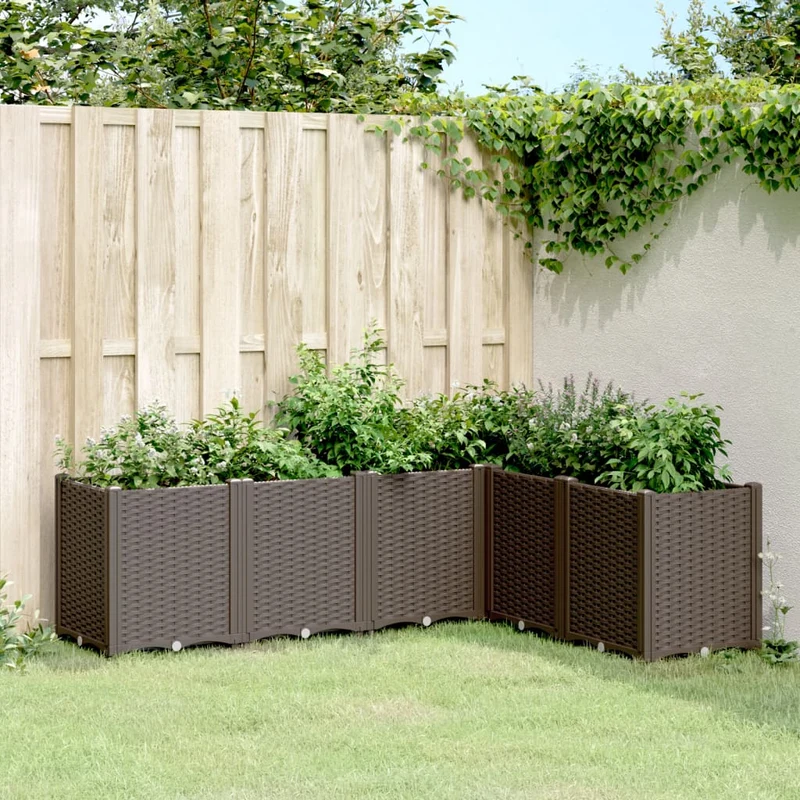 Jardinera Pp Marrón 160x120x53 Cm
