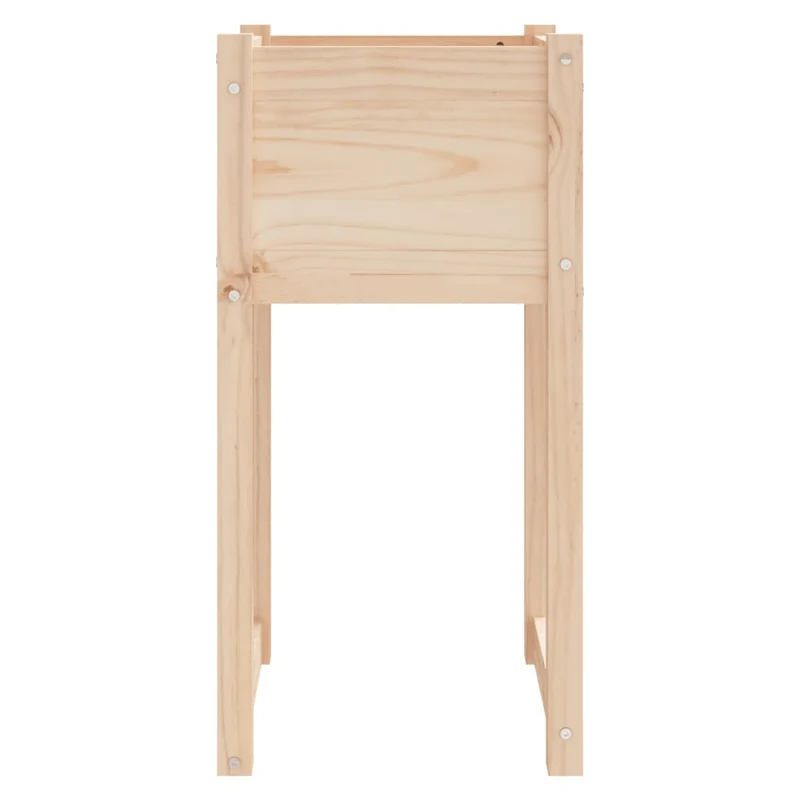 Jardinera 2 Unidades Madera Maciza De Pino 40x40x81 Cm