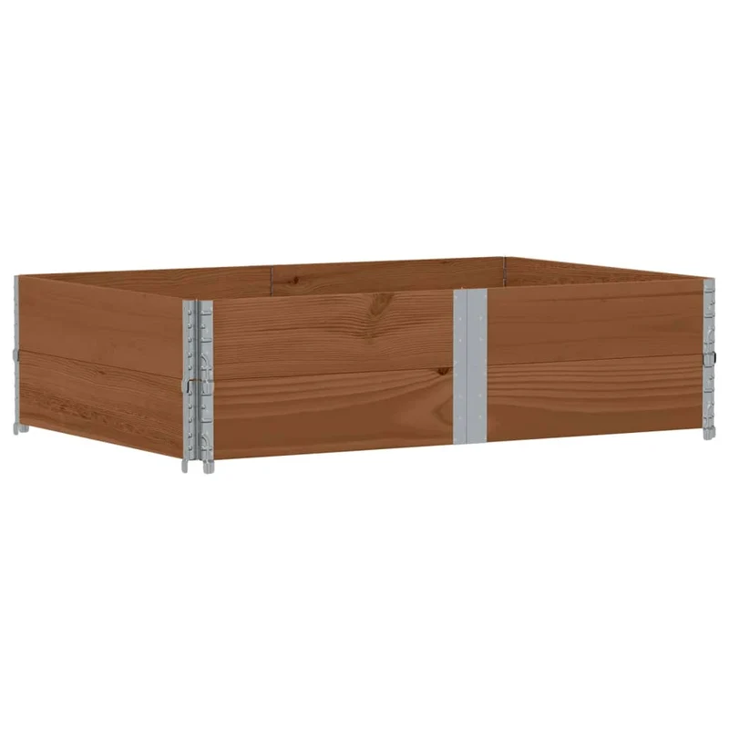 Jardinera De Madera Maciza De Pino Marrón 150x100 Cm