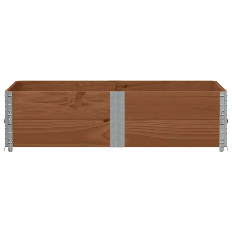 Jardinera De Madera Maciza De Pino Marrón 150x100 Cm