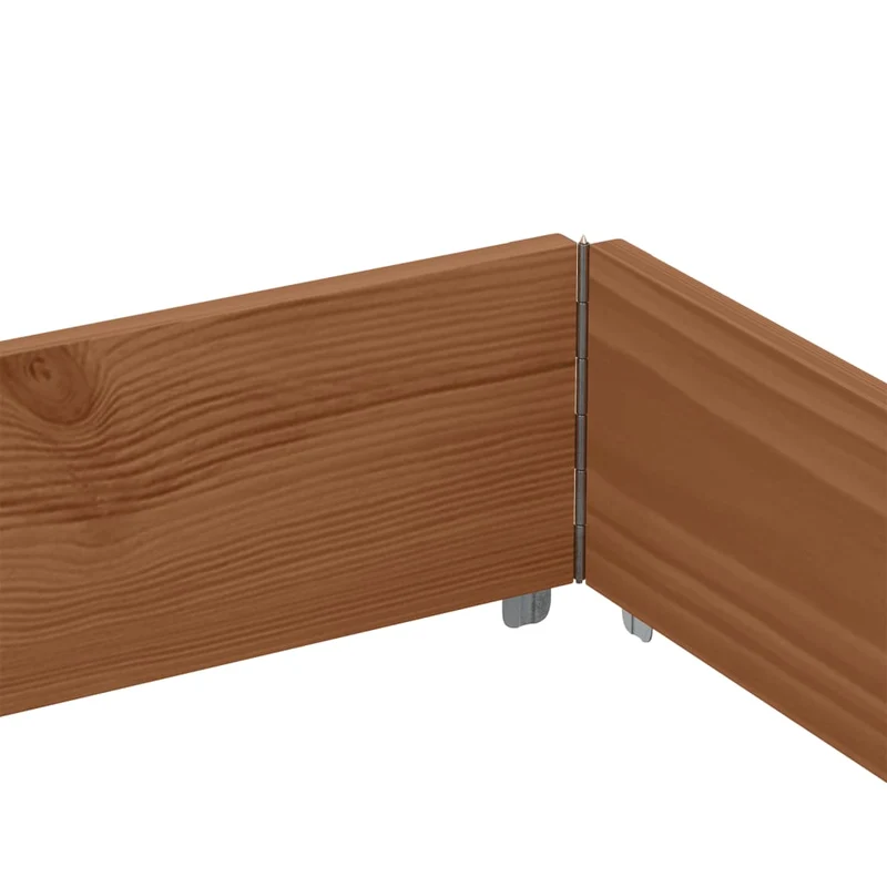 Jardinera De Madera Maciza De Pino Marrón 150x100 Cm