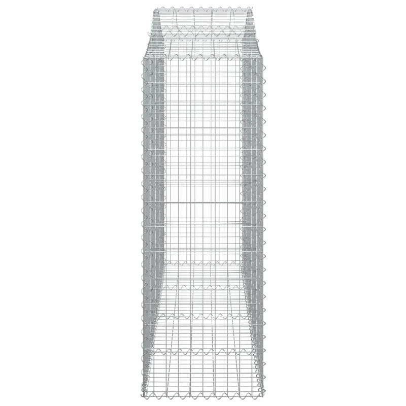 Cestas Gaviones 20 Uds Forma De Arco Hierro 200x50x140/160 Cm