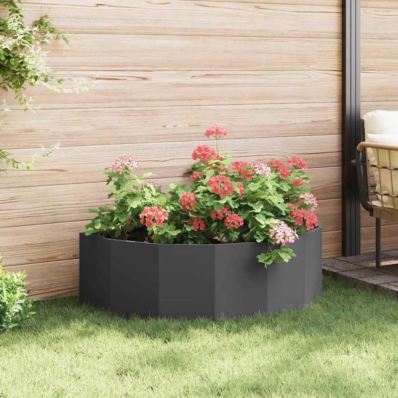 Jardinera Negro 120 X 60 X 35 Cm Acero