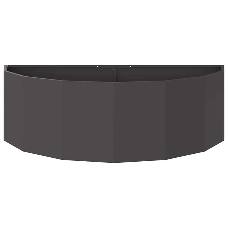 Jardinera Negro 120 X 60 X 35 Cm Acero