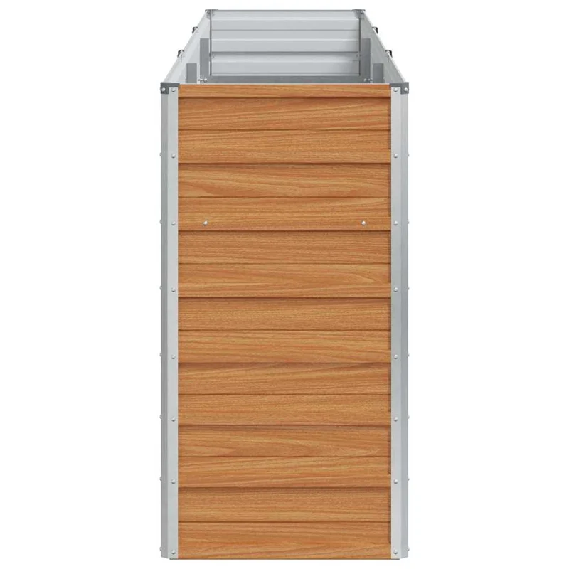 Arriate Elevado Marrón Claro 240 X 40 X 77 Cm Acero Galvanizado