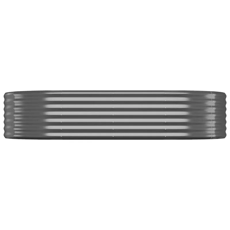 Jardinera Arriate Acero Galvanizado Antracita 175x100x36cm