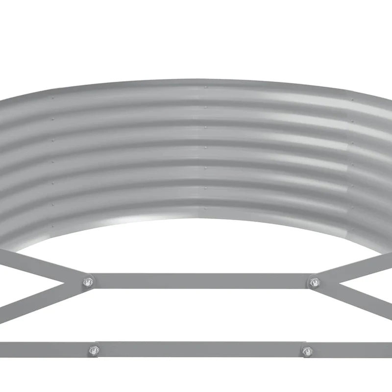 Jardinera Arriate Acero Galvanizado Antracita 175x100x36cm