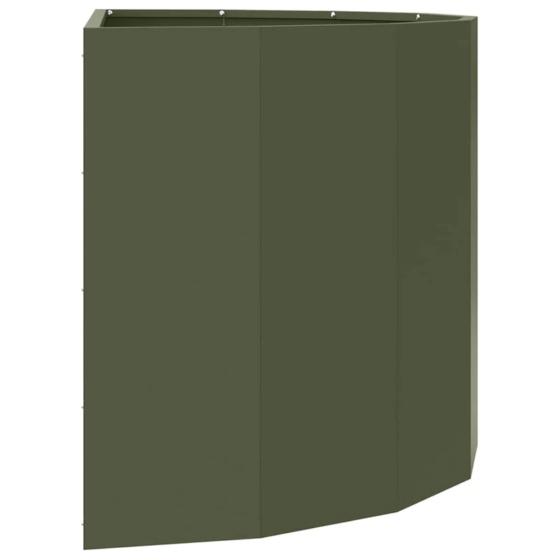 Jardinera Verde Oliva 90 X 45 X 50 Cm Acero