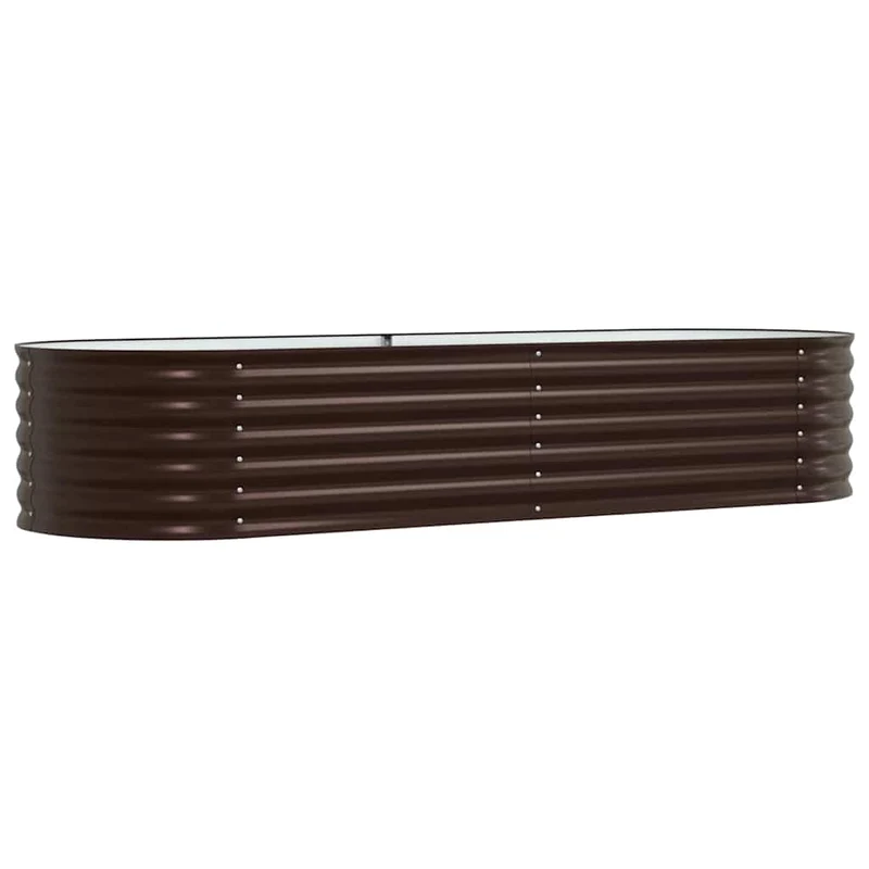 Cama Elevada Marrón 240 X 80 X 44 Cm Acero