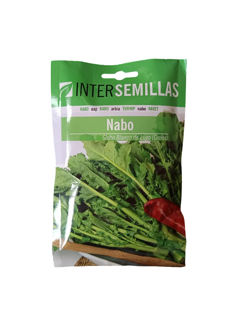 Semillas De Nabo Variedad Globo Blanco De Lugo Grelos 100 Gr.