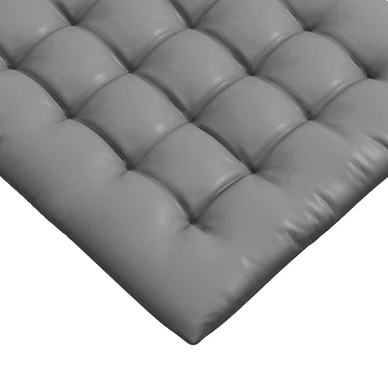 Outsunny Juego De 6 Cojines Para Sillas De Comedor 40x40 Cm Gris Oscuro
