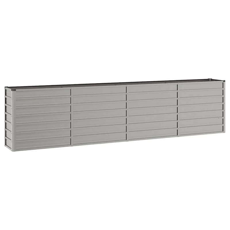 Arriate Oxidado De Acero Corten 320x40x77 Cm