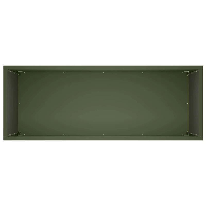 Macetero De Jardín 2 Uds. Verde Oliva 80 X 30 X 50 Cm