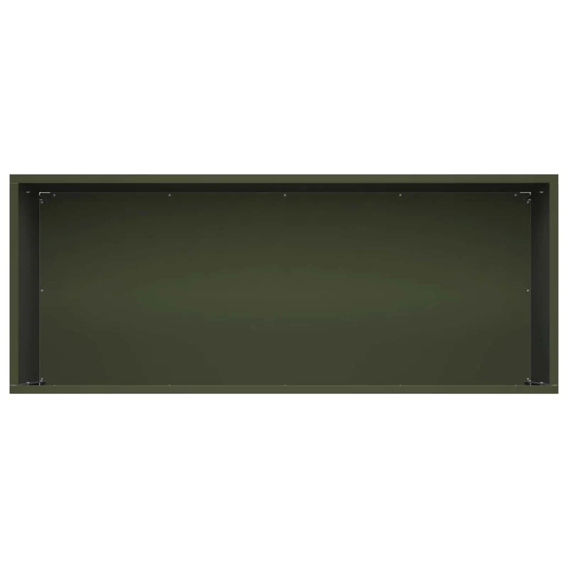 Macetero De Jardín Verde Oliva 80 X 40 X 40 Cm