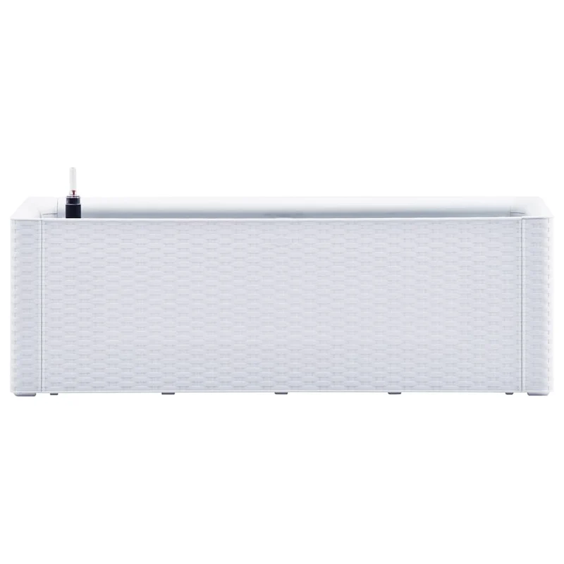 Arriate Con Sistema De Riego Automático Blanco 100x43x33 Cm
