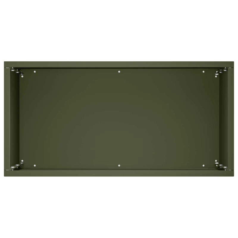 Macetero De Jardín Verde Oliva 40 X 20 X 50 Cm