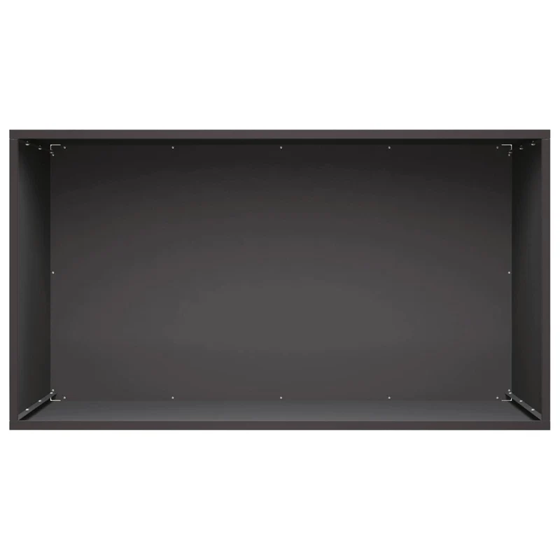 Macetero De Jardín 2 Uds. Negro 100 X 50 X 50 Cm