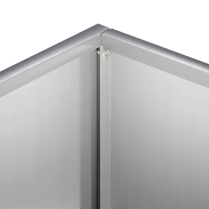 Macetero De Jardín Plateado 40 X 30 X 75 Cm Acero Galvanizado