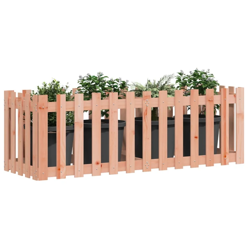 Arriate Elevado Jardín Valla Madera Maciza Douglas 150x50x50 Cm