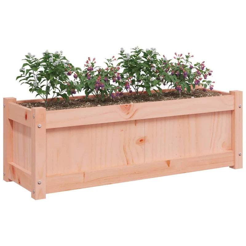 Jardinera Madera Maciza Douglas 90x31x31 Cm