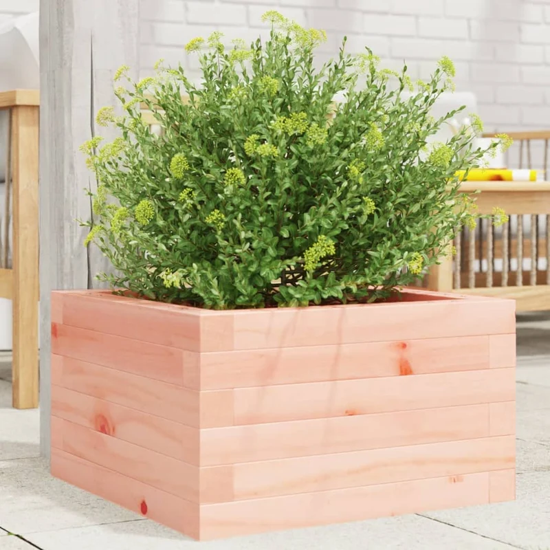 Jardinera Madera Maciza De Abeto Douglas 40x40x23 Cm
