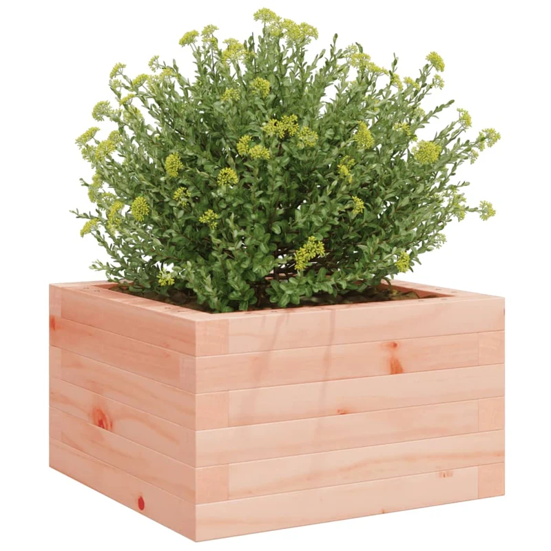 Jardinera Madera Maciza De Abeto Douglas 40x40x23 Cm