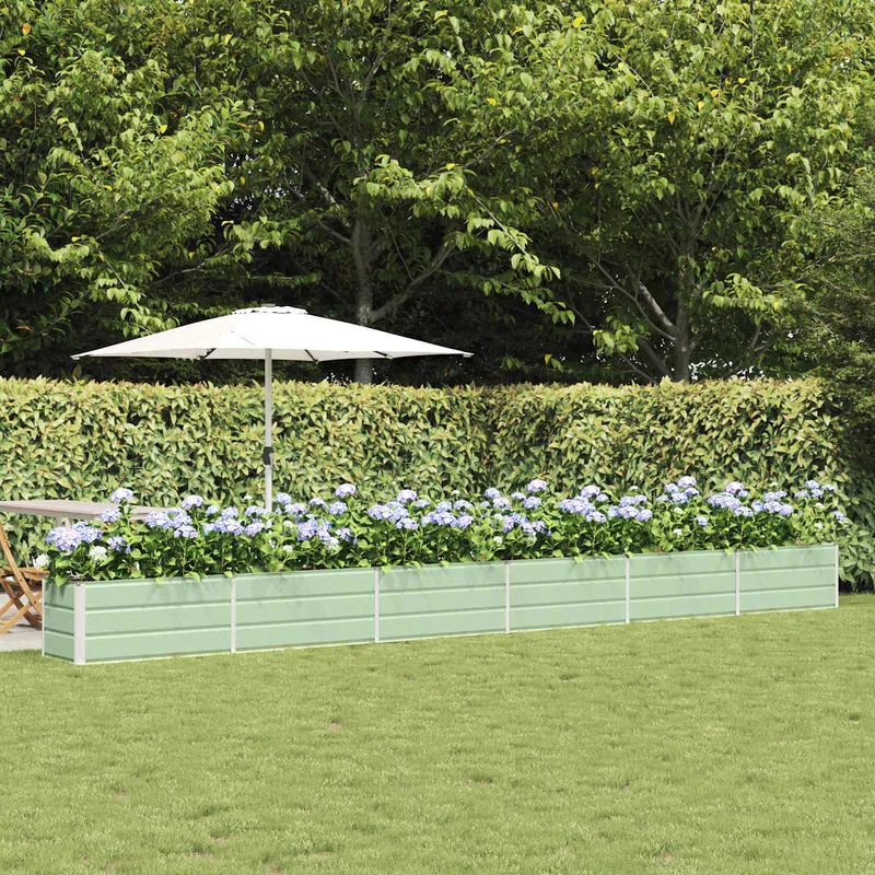 Jardinera Verde Pastel 580 X 50 X 45 Cm Acero Galvanizado