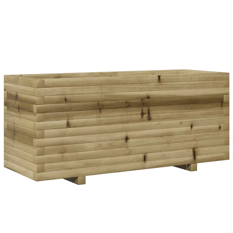 Jardinera Madera De Pino Impregnada 110x40x49,5 Cm