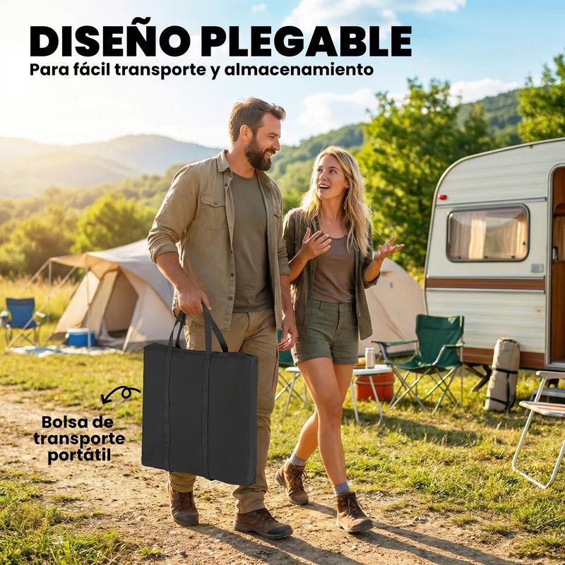 Outsunny Mesa Plegable Camping Con Fregadero Y Altura Regulable