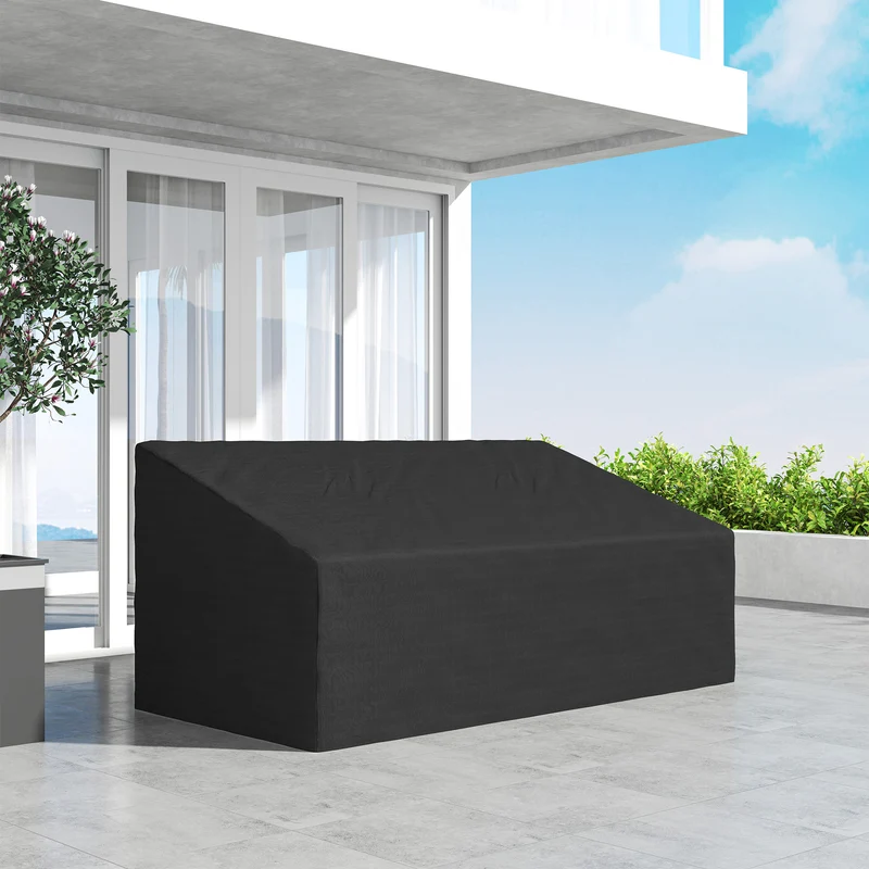 Outsunny Funda Para Banco De Jardín 3-4 Plazas Tela Oxford 600d 218x111x63/101cm