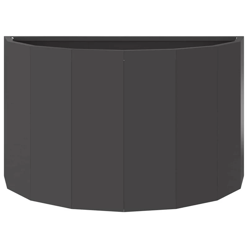 Jardinera Negro 60 X 30 X 35 Cm Acero