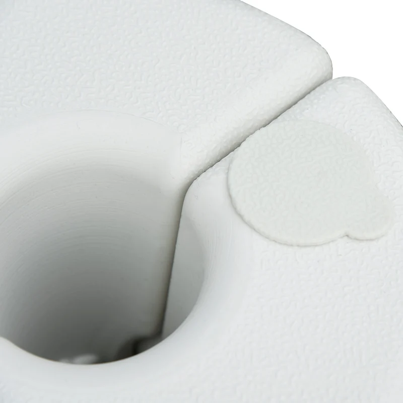 Outsunny Juego De 4 Pesos Para Carpas Rellenables De Agua Ø22/24x25 Cm Blanco