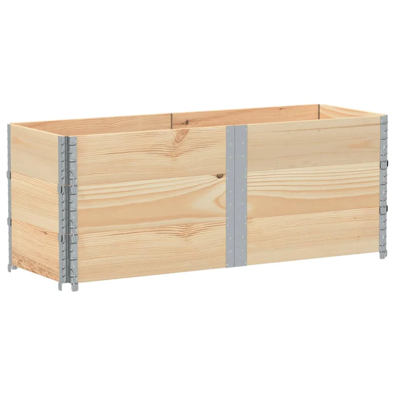 Jardinera De Madera Maciza De Pino 150x50 Cm