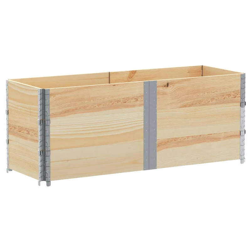 Jardinera De Madera Maciza De Pino 150x50 Cm