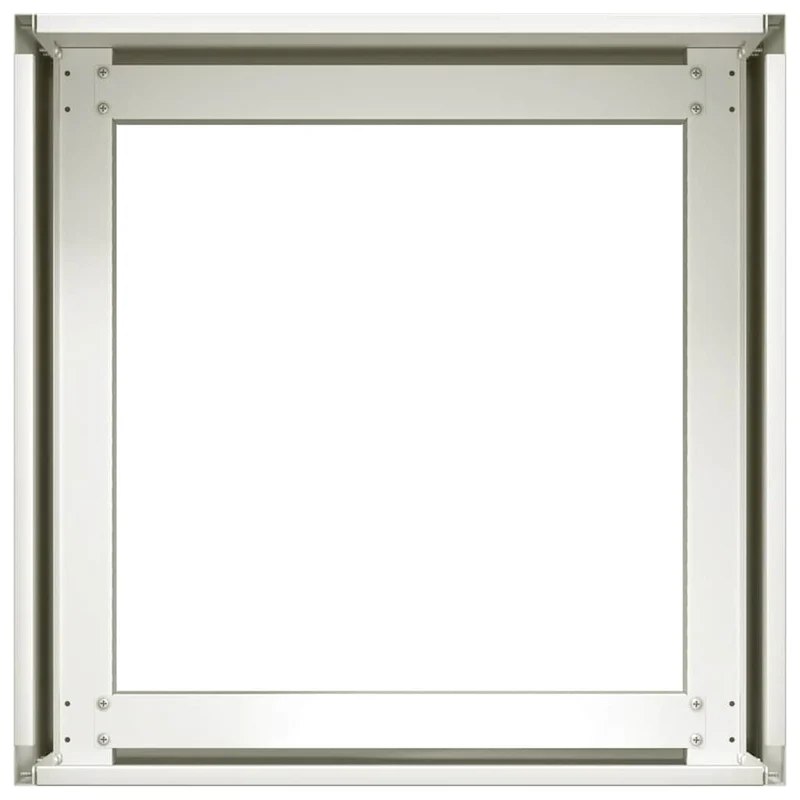Jardinera Acero Blanco 40x40x30 Cm