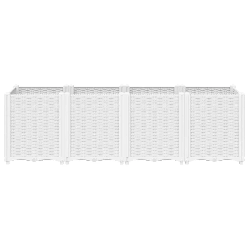 Jardinera Pp Blanco 160x40x53 Cm
