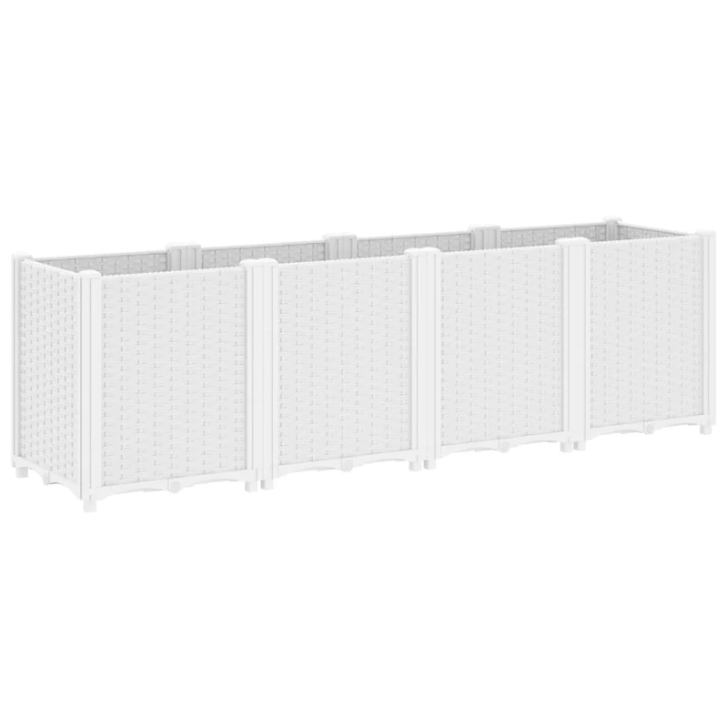 Jardinera Pp Blanco 160x40x53 Cm