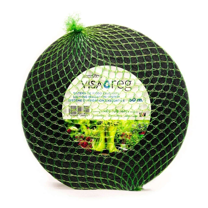 Tuberí­a Textil Exudante Malla Verde Especial Jardinerí­a - 50m