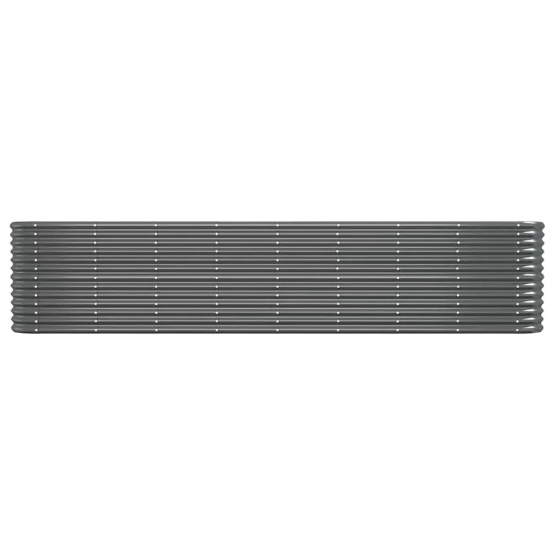 Jardinera Arriate Acero Galvanizado Antracita 332x40x68 Cm