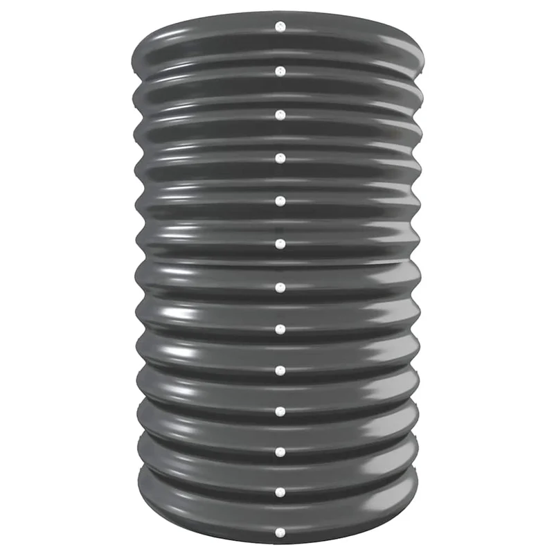 Jardinera Arriate Acero Galvanizado Antracita 332x40x68 Cm