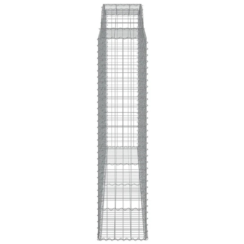 Cestas De Gaviones 7 Uds Forma De Arco Hierro 300x50x200/220 Cm