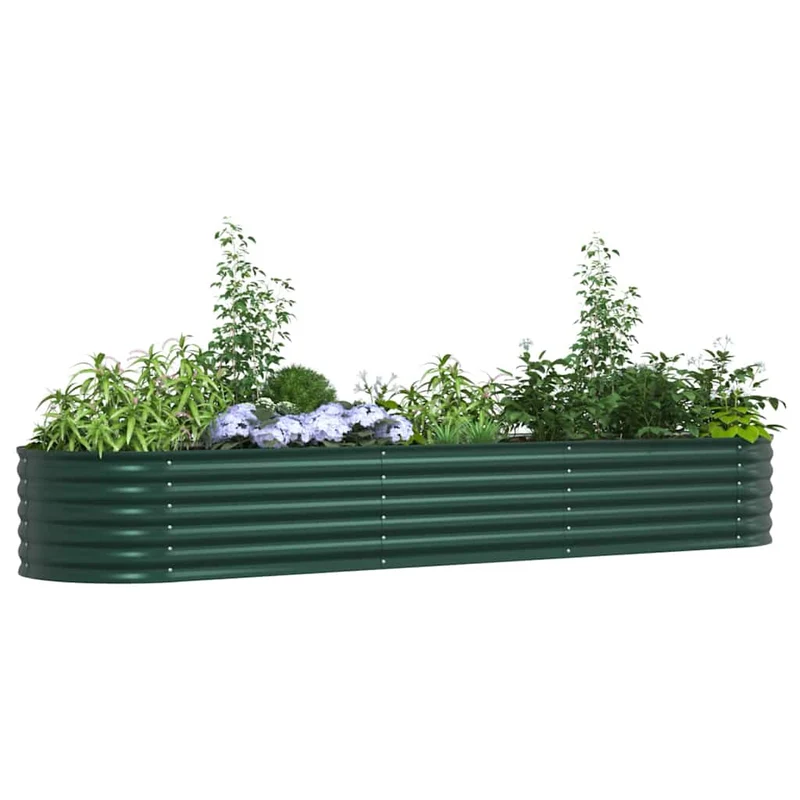 Cama Elevada Verde 320 X 80 X 44 Cm Acero